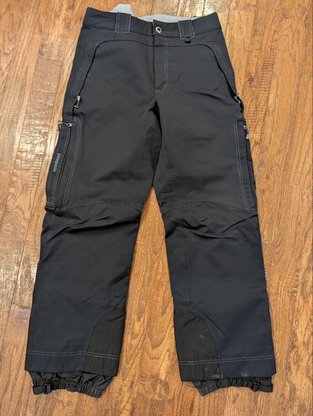 Patagonia Snow Pants Black Waterproof Windproof Women's Ski Pant Size 12